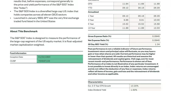 SPY: SPDR S&P 500 ETF Trust
