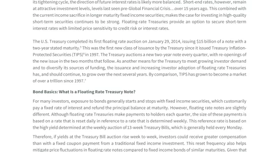 USFR: WisdomTree Floating Rate Treasury Fund