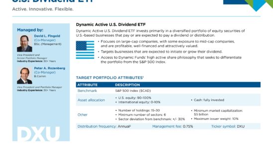 DXU: Dynamic Active U.S. Dividend ETF